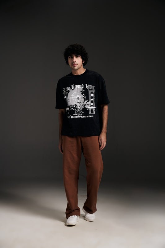 Rise Beyond Limit & Brown T pants