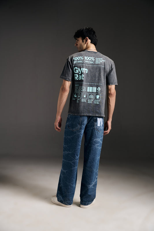 Gym Rat & Static blue jeans