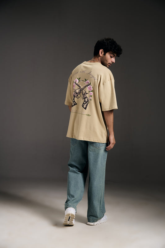 Guns N roses W Light Blue Denim