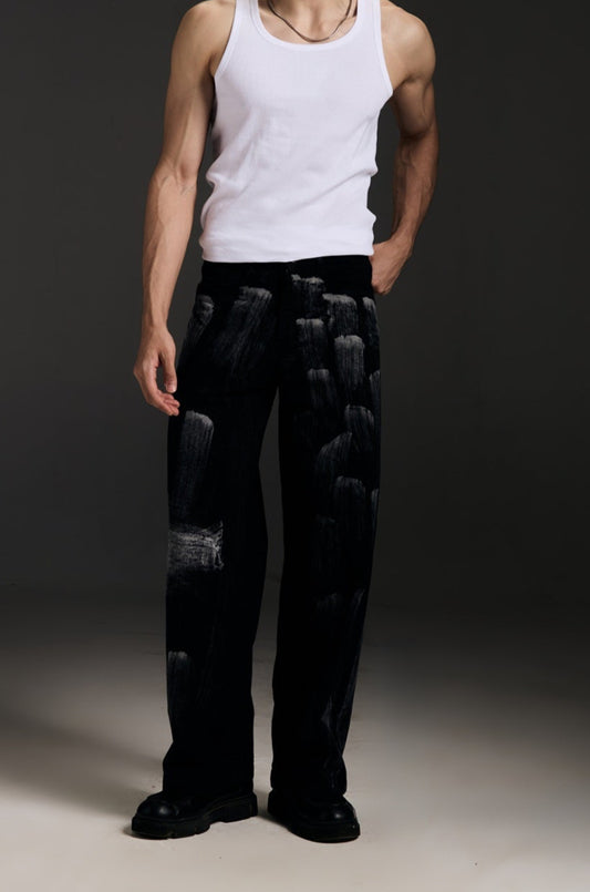Black Tie Die Denim
