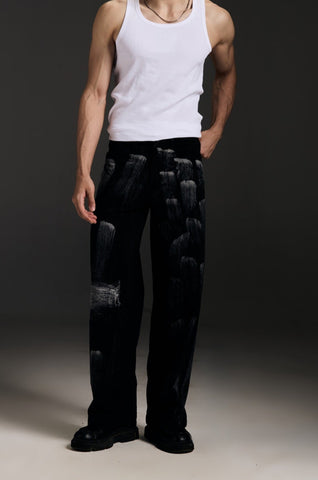 Black Tie Die Denim