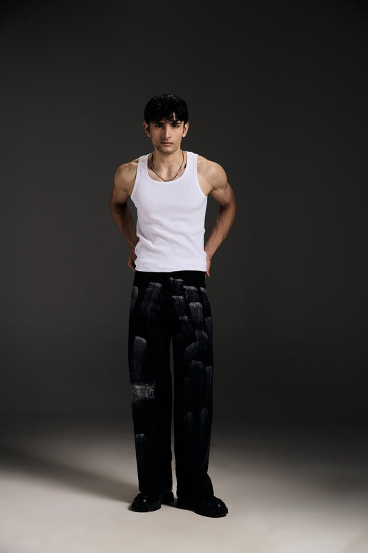 Black Tie Die Denim