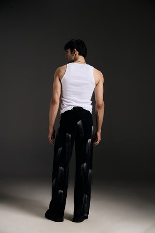 Black Tie Die Denim