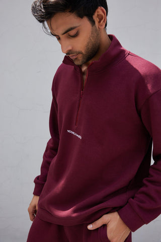 MAROON YOUNG PUMPED CO-ORD SET - Young Pumped