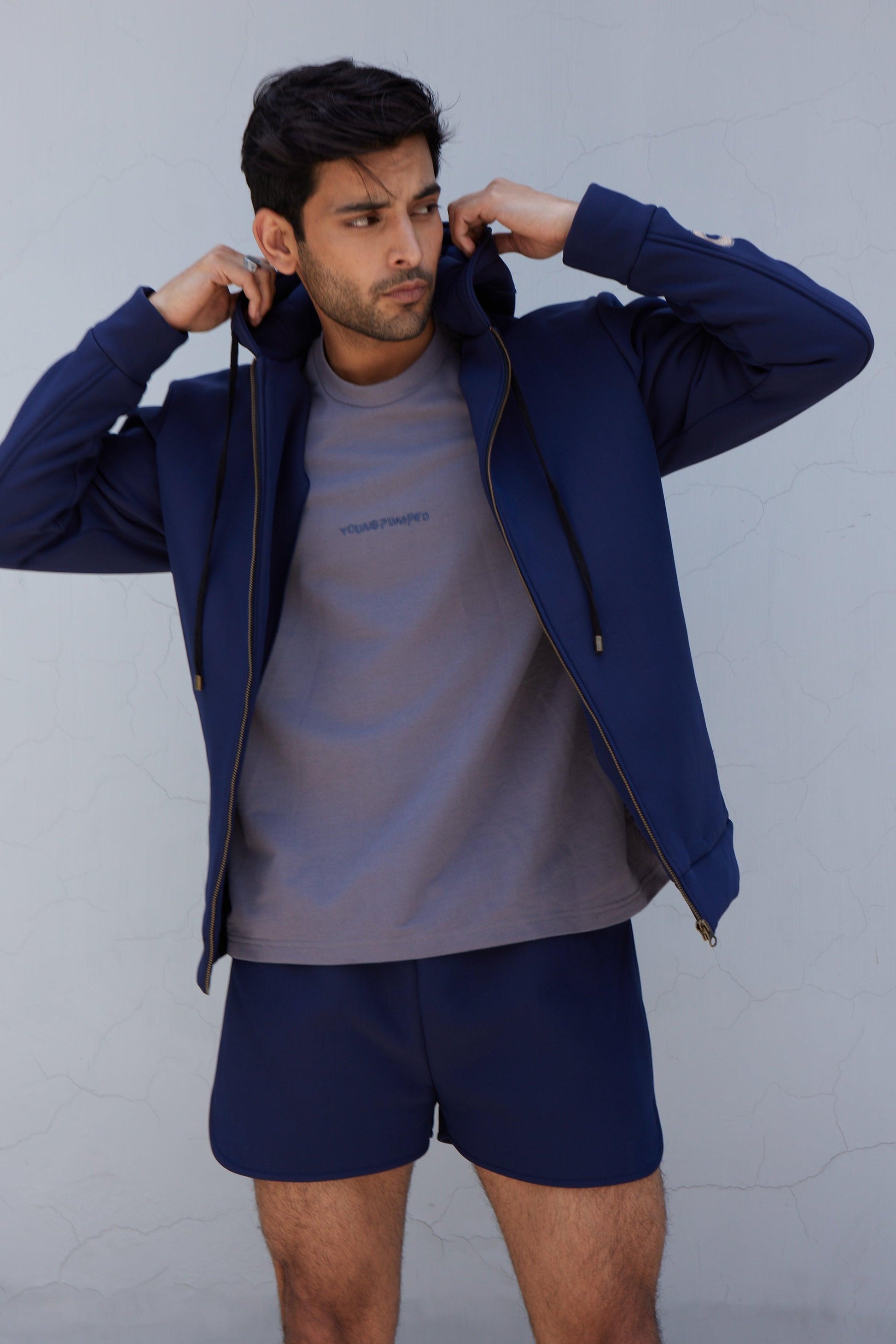 YP Hoodie Blue - Young Pumped
