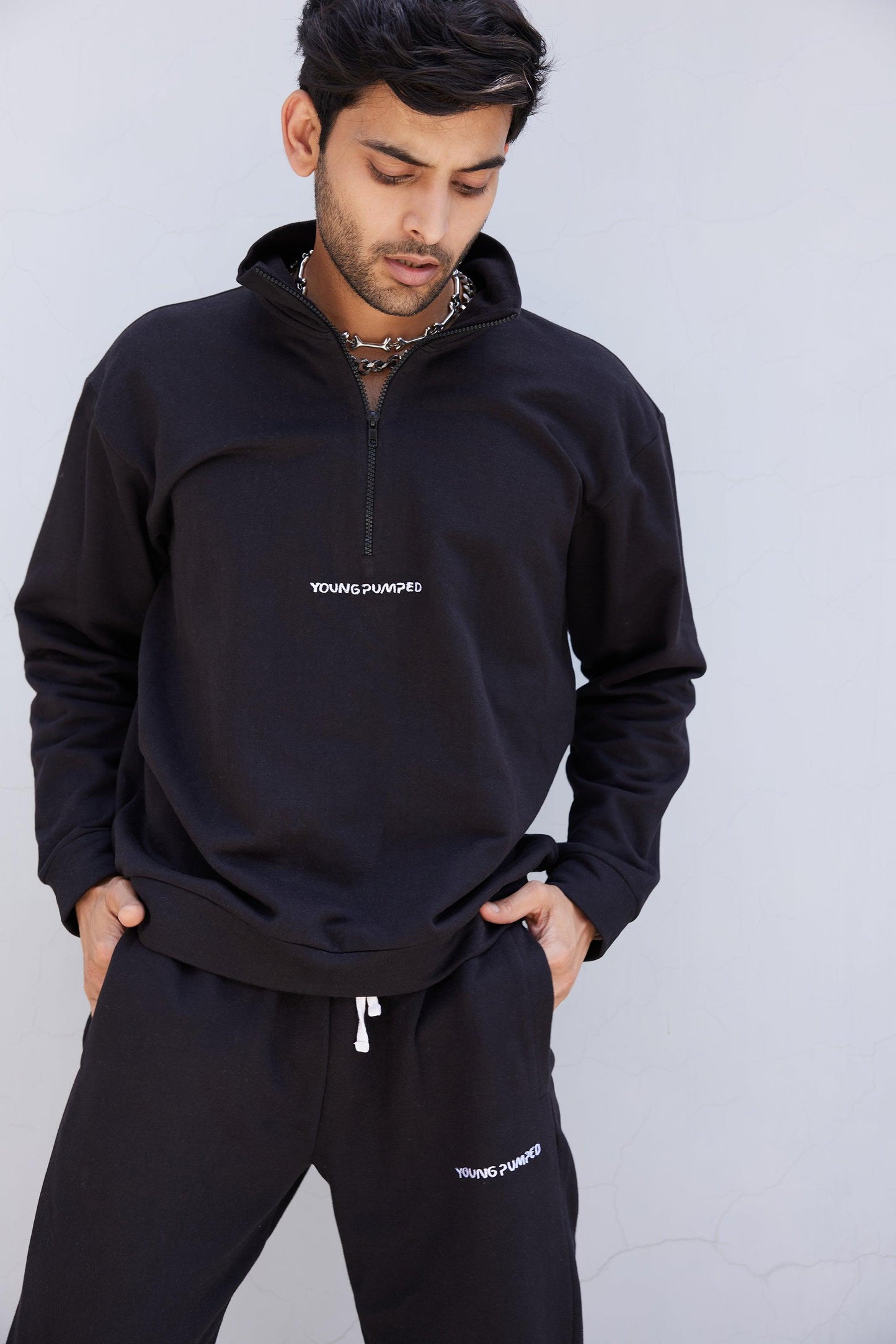 BLACK YOUNG PUMPED CO-ORD SET - Young Pumped