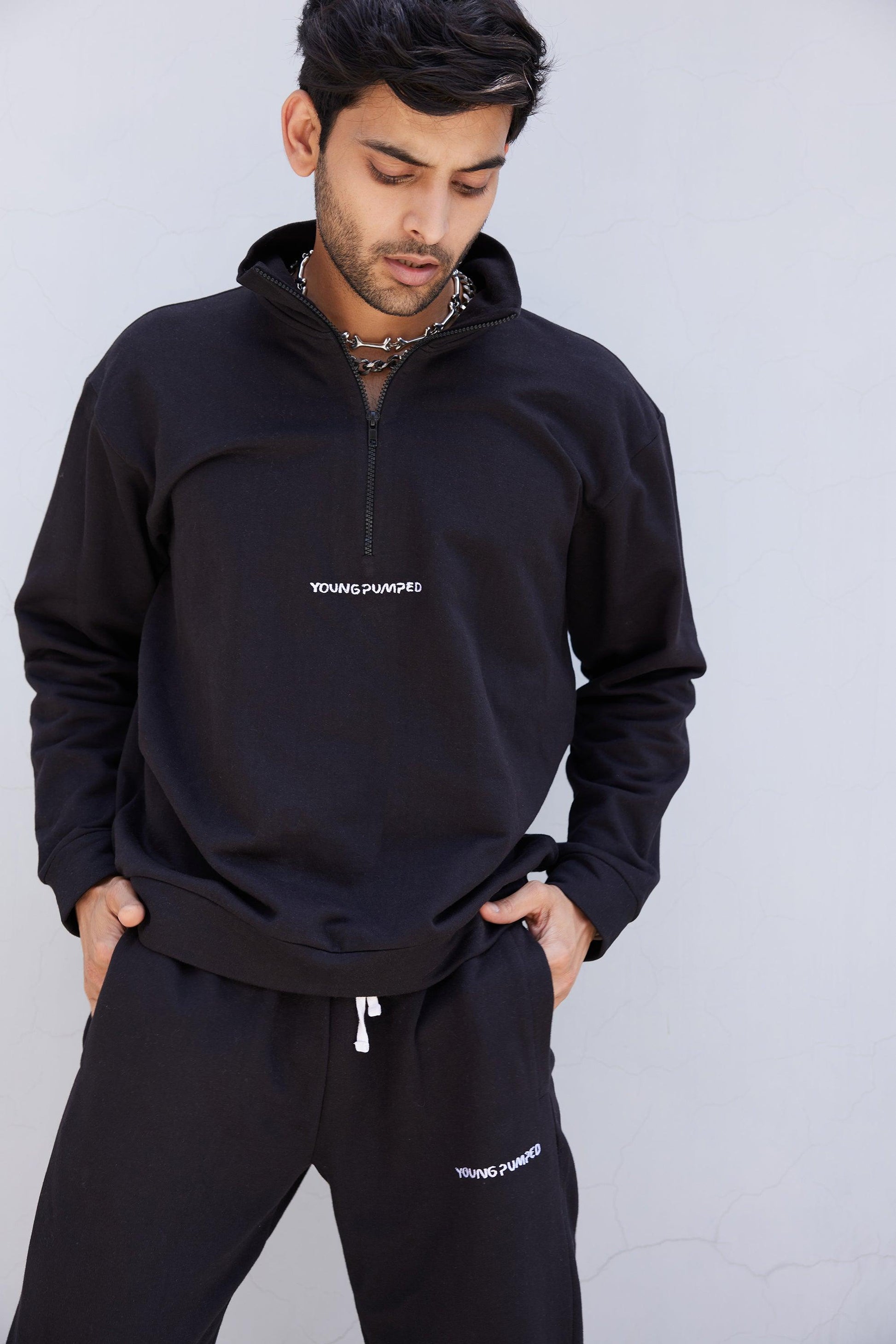 BLACK YOUNG PUMPED CO-ORD SET - Young Pumped